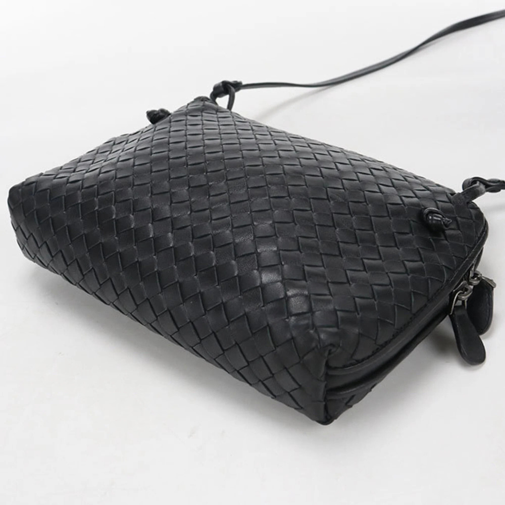 BOTTEGA VENETA Bottega Veneta Shoulder Bag Intrecciato Women's Black - Picture 2 of 10